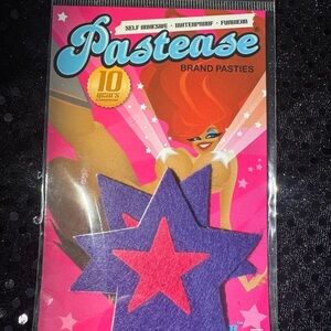 Pastease Purple and Pink Star nipple covers